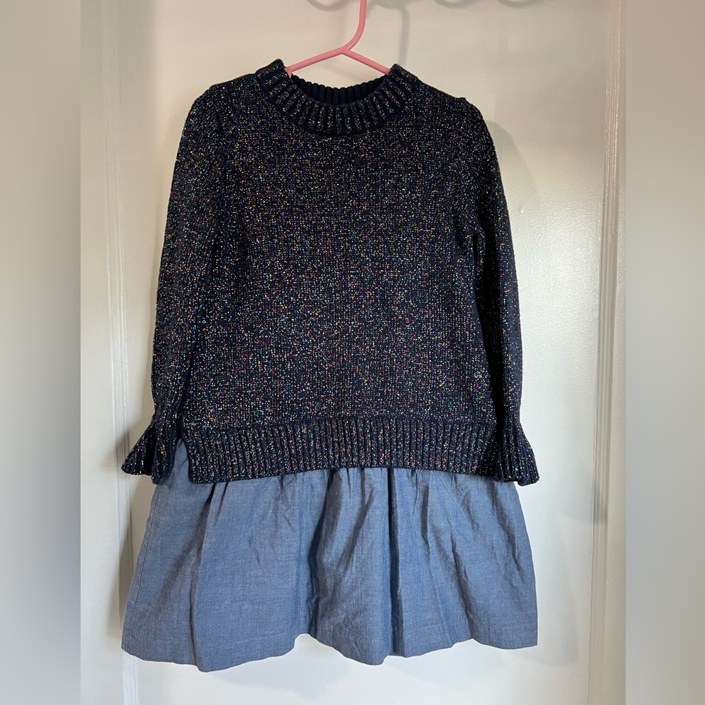 Crewcuts Glitter Sweater Dress